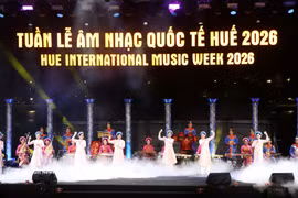 A performance at the opening ceremony of the Hue International Music Week 2026 on June 13. (Photo: VNA)
