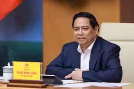 Prime Minister Pham Minh Chinh speaks at the event. (Photo: VNA)