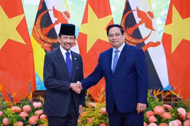 Prime Minister Pham Minh Chinh holds a meeting with Sultan of Brunei Haji Hassanal Bolkiah in Hanoi on December 1, 2025. (Photo: VNA)