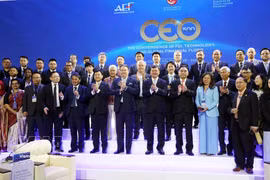 Ho Chi Minh City officials and delegates at the CEO 500 Programme (Photo: VNA)