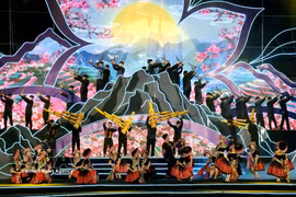 A performance at the opening ceremony of the 12th Buckwheat Flower Festival in Tuyen Quang on October 25, 2026. (Photo: VNA)