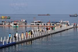 An Thoi Port in Phu Quoc island is set for major upgrades to support logistics and tourism during APEC 2027. (Photo: VNA) 