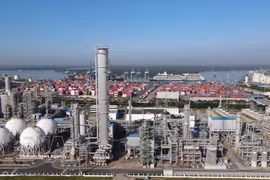 A view of the Hyosung chemical plant, a Korean-invested project in Tan Phuoc ward, Ho Chi Minh City (Photo: VNA)