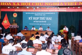 At the second session of the Ho Chi Minh City People’s Council (Photo: VNA)
