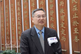Professor Dr Cheng Hanping, Executive Director of the Institute of Regional and Country Studies and Director of the Vietnam Research Centre at Zhejiang University of Technology. (Photo: VNA)