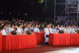 Party General Secretary To Lam, President Luong Cuong, Prime Minister Pham Minh Chinh, National Assembly Chairman Tran Thanh Man and other Party and State leaders attend the programme. (Photo: VNA)