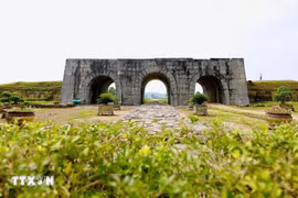 The South Gate of the Ho Dynasty Citadel. (Photo: VNA)