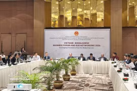 The Vietnam – Bangladesh business forum in Dhaka on May 19 (Photo: VNA)