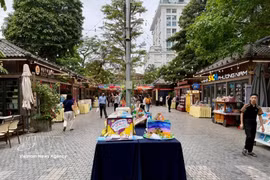 A corner of the Book Street in Hanoi (Photo: VNA)