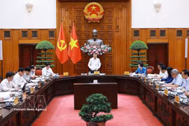 Prime Minister Le Minh Hung chairs the inaugural meeting of the Central Steering Committee for National Target Programmes on July 9. (Photo: VNA)