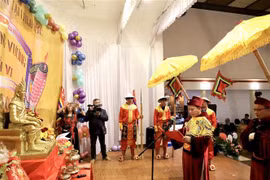 At the ceremony in Leipzig in Germany (Photo: VNA)
