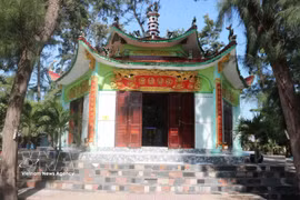 The Whale God temple is a place of worship located within Ngoc Lang Nam Hai in Ho Chi Minh City. (Photo: VNA)