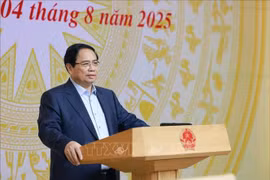 Prime Minister Pham Minh Chinh, head of the National Steering Committee on Semiconductor Industry Development, chairs the committee’s second meeting in Hanoi on August 4. (Photo: VNA)