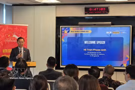 Vietnamese Ambassador to Singapore Tran Phuoc Anh speaks at the Halal Business Seminar 2026 in Singapore on June 27 (Photo: VNA)