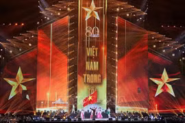 At a concert marking Vietnam's 80th National Day (Photo: VNA)