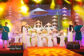 A performance at the opening of the Vietnam–RoK Culture Day in Hue in 2025 (Photo: VNA)