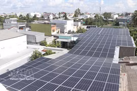 A solar rooftop in Ca Mau province (Photo: VNA)