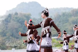 Traditional costume of the Lu ethnic group in Lai Chau province. (Photo: VNA)