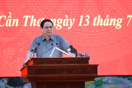 Prime Minister Pham Minh Chinh addresses the conference (Photo: VNA)