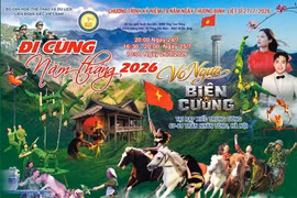 The poster of the Vietnam Circus Federation's special performance dedicated to soldiers who devoted and sacrificed their lives in safeguarding the nation's borders. (Photo: Vietnam Circus Federation)