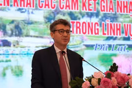 Jonathan Wallace Baker, head of the UNESCO Office in Vietnam, speaks at the seminar (Photo: VNA)