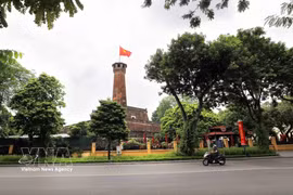 The Flag Tower of Hanoi, an iconic historical monument constructed during the Nguyen Dynasty (1802-1945) (Photo: VNA)
