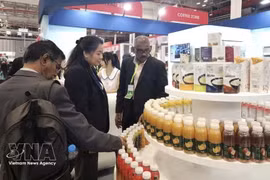 International buyers explore products at the Vietnam International Sourcing Expo 2025. (Photo: VNA)