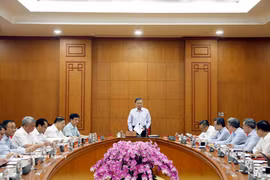 At a working session with Vinacomin (Photo: VNA)