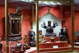 Vietnamese cultural artefacts on display at the State Museum of Oriental Art in Russia. (Photo: VNA)