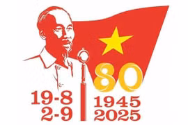 The official logo for the 80th anniversary of the August Revolution's success and the National Day (Photo: VNA)