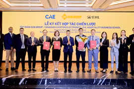 The Sun Group joins hands with two leading international partners in aviation training and hotel management – CAE and EHL (Photo: Sun Group)