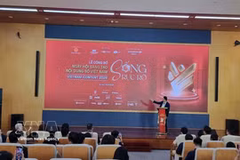 Director of the Authority of Broadcasting and Electronic Information under the Ministery of Culture, Sports and Tourism Le Quang Tu Do speaks at the launch ceremony of the Vietnam iContent 2026 (Photo: VNA)