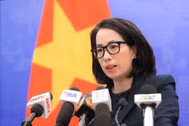 Spokeswoman of the Ministry of Foreign Affairs Pham Thu Hang (Photo: VNA)