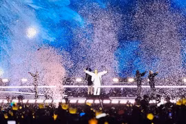 The concert, held at My Dinh National Stadium as part of the BIGBANG 2026–2027 World Tour – XX: COSMOS, is among major international entertainment events in Vietnam this year. (Photo: nhandan.vn)