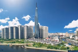 A view of Landmark 81 tower of Vingroup in Ho Chi Minh City. (Photo courtesy of Vingroup)