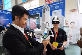 A booth at VIETNAM MEDIPHARM 2026. (Photo courtesy of organisers)