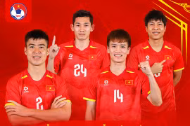 Do Duy Manh, Nguyen Hai Long, Nguyen Hoang Duc, and Nguyen Van Vi will join the ASEAN All-Stars Team in a friendly against Manchester United in Malaysia on May 28. (Photo: VFF)