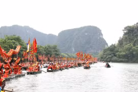 The Trang An Festival 2026 opens at Trang An Ecotourism Site in Ninh Binh province on May 3 (Photo: VNA) 