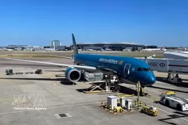 An aircraft of Vietnam Airlines (Illustrative photo: VNA)