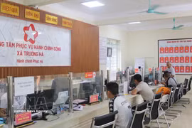 A public administrative service centre in Truong Ha commune, Cao Bang province (Photo: VNA)