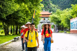 A Vietravel tour in domestic market (Photo: VNA)