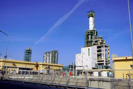 The Long Son Petrochemical Complex, an investment project of Thailand's SCG Group, is located in Long Son commune, Ho Chi Minh City. (Photo: VNA)