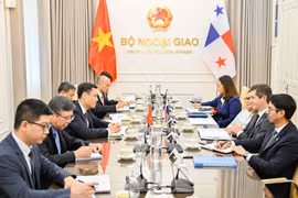 At the second political consultation between the Ministries of Foreign Affairs of Vietnam and Panama on July 28 in Hanoi. (Photo: Courtesy of Ministry of Foreign Affairs)