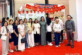 Vietnamese enterprises showcase products at the Vietnam Pavilion during the Foodist Istanbul 2026 fair. (Photo: Vietrade)