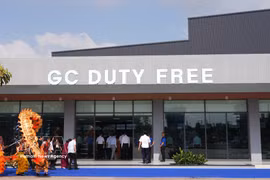 The The Ky Vang Duty-Free Shop at Moc Bai International Border Gate in Tay Ninh province. (Photo: VNA)