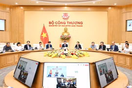 At the simultaneous online talks between Minister of Industry and Trade Nguyen Hong Dien and US Secretary of Commerce Howard Lutnick and Trade Representative Jamieson Greer on June 19 (Photo: VNA)