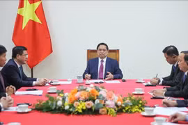 Vietnamese Prime Minister Pham Minh Chinh holds phone talks with his Cambodian counterpart Hun Manet on August 15 afternoon. (Photo: VNA)