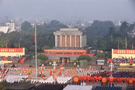 The grand ceremony at Ba Dinh Square on September 2. (Photo: VNA)