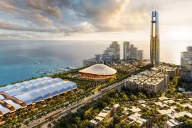 Rendering of the APEC Phu Quoc Convention and Exhibition Centre and multipurpose performance venue (Photo: Sun Group)