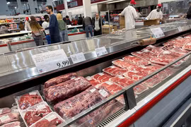 At a supermarket in the US's Maryland state (Photo: VNA)